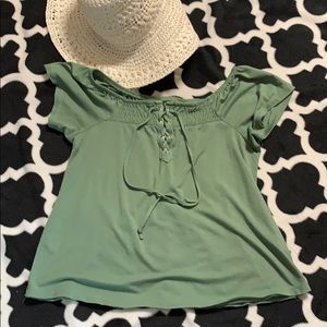 Cute little green summertime shirt